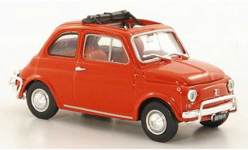 Fiat 500 L 1/43 Brumm rosso 1968 modellini auto