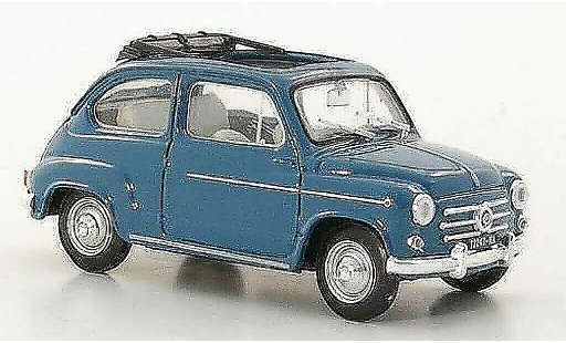 Fiat 600 D 1/43 Brumm blu 1960 modellini auto