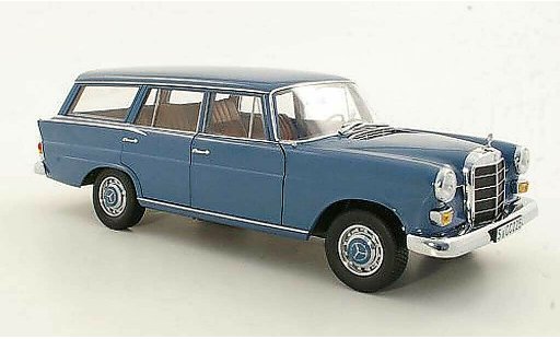 Mercedes 200 Base 1/18 Norev Universal (W110)blu modellini auto