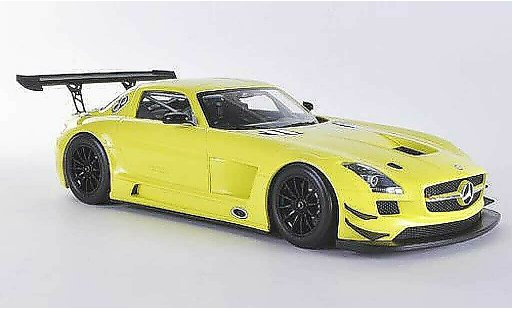 Mercedes SLS GT3 1/18 Minichamps AMG Street giallo 2011 modellini auto