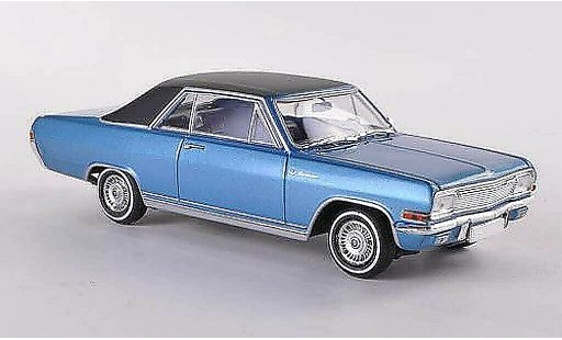 Opel Diplomat A Coupe 1/43 Minichamps A V8 blu/nero Sondermodell MCW 1965 modellini auto