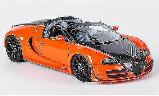 Bugatti Veyron Vitesse 1/43 Look Smart Grand Sport 16.4 orange/carbon Autosalon Genf 2012 modellini auto