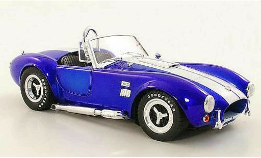 AC Cobra shelby 427 1/18 Shelby Collectibles S/C blu/bianco modellini auto