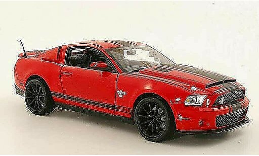 Shelby GT 500 2012 1/18 Shelby Collectibles Super Snake rosso/opaconero modellini auto