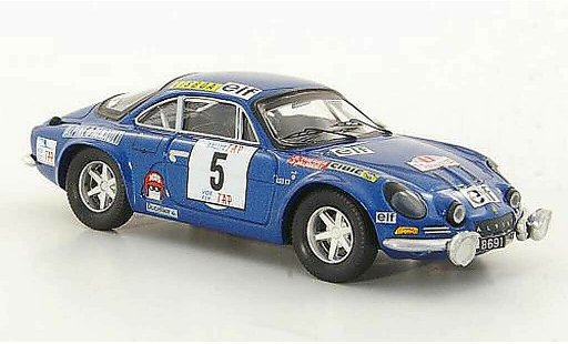 Alpine A110 1800s groupe 5 1/43 Trofeu No. J.L.Therier / J.Jaubert TAP Rally 1973 modellini auto