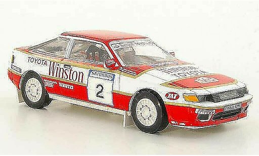 Toyota Celica GT4 1/43 Trofeu No.2 R.Morgan / M.bin Sulayem Rally Saturnus 1991 modellini auto