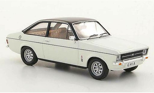 Ford Escort Ghia 1/43 Trofeu 1300 bianco/nero RHD modellini auto