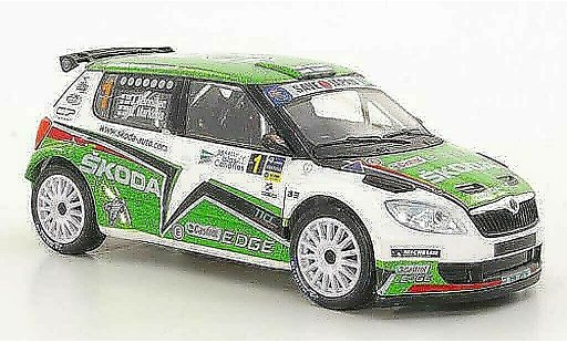Skoda Fabia S2000 1/43 Abrex (FL 2010) No.1 J.Hanninen / M.Markkula Rally Islas Canaria 2011 modellini auto