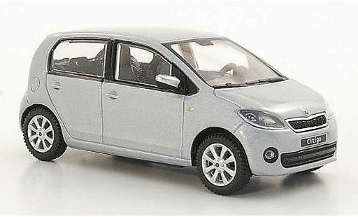 Skoda Citigo 5 portes 1/43 Abrex grigio 5- 2012 modellini auto