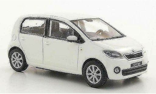 Skoda Citigo 5 portes 1/43 Abrex bianco 5- 2012 modellini auto