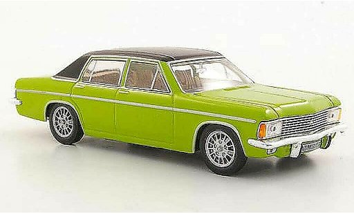 Opel Admiral B 1/43 Hachette verde/nero (ohne Magazin) 1969 modellini auto