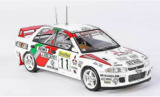 Mitsubishi Lancer Evolution II 1/43 HPI No.11 T.Makinen / S.Harjanne Rally Monte Carlo 1995 modellini auto