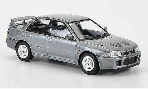 Mitsubishi Lancer Evolution II 1/43 HPI GSR grigio RHD 1994 modellini auto