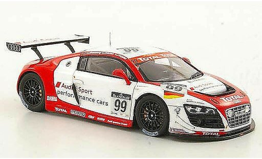 Audi R8 lms 1/43 Spark No.99 Sport Performance Cars Basseng / Haase / Stippler 24h Spa 2011 modellini auto