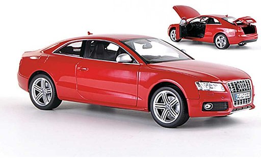 Audi S5 coupe 1/18 Norev rosso 2009 modellini auto