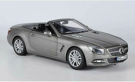 Mercedes Classe SL 500 1/18 Norev opaco grigio 2012 modellini auto