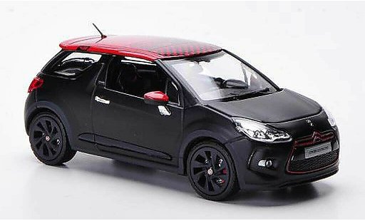 DS Automobiles DS3 Racing 1/43 Norev opaco nero/rosso 2012 modellini auto