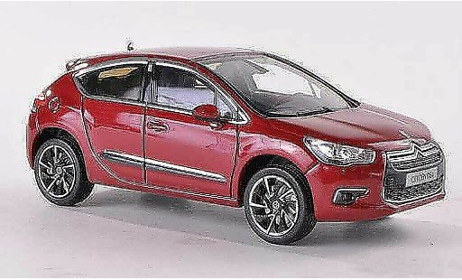 DS Automobiles DS4 Berline 1/43 Norev rosso 2011 modellini auto