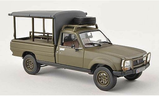 Peugeot 504 Pick up 1/43 Norev Army d-vert 1979 modellini auto