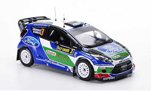 Ford Fiesta WRC 1/43 IXO No.3 J.M.Latvala / M.Antilla Rally Svezia 2012 modellini auto