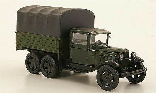 Gaz AAA Base 1/43 Nash Avtoprom verde/nero avec neroer Plane modellini auto