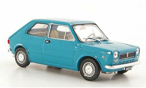 Fiat 127 Berlina 1/43 Brumm blu verde 1971 modellini auto