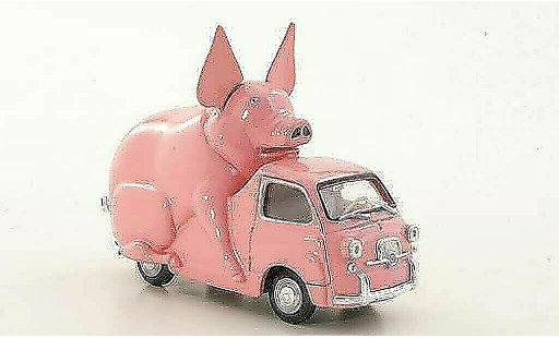 Fiat 600 Multipla 1/43 Brumm D Schwein Spardose modellini auto