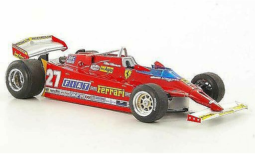 Ferrari 126 CK 1/43 Brumm Comprex No.27 G.Villeneuve GP USA West Trainingsfahrzeug modellini auto