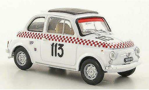 Fiat 500 L 1/43 Brumm Giannini TV No.113 Scuderia deLario B.Dosi Trofeo VaCamonica 1969 modellini auto