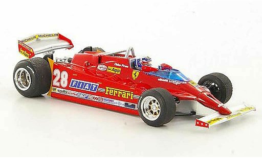 Ferrari 126 CK 1/43 Brumm Turbo No.28 D.Pironi GP USA West modellini auto
