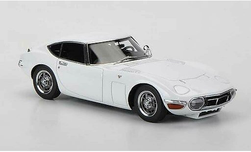 Toyota 2000 GT MF-12L 1/43 HPI bianco modellini auto