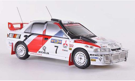 Mitsubishi Lancer Evolution III 1/43 HPI No.7 RalliArt T.Makinen / S.Harjanne Safari Rally 1996 modellini auto