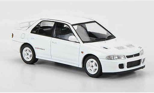 Mitsubishi Lancer Evolution II 1/43 HPI GSR bianco RHD 1994 modellini auto
