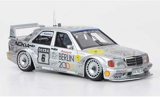 Mercedes 190 DTM 1/43 HPI 2.5-16 Evo II No.6 Berlin 2000 K.Rosberg 1992 modellini auto