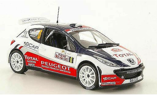 Peugeot 207 S2000 1/43 Hachette No.6 Total S.Sarrazin / J.-J.Renucci Rally Monte Carlo 2010 modellini auto
