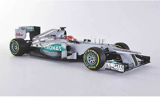 Mercedes F1 2012 1/18 Minichamps AMG W03 No.7 Petronas M.Schumacher Saison modellini auto