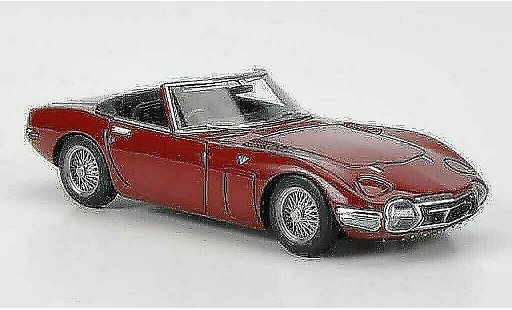 Toyota 2000 GT Roadster 1/43 HPI rosso RHD modellini auto