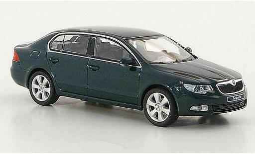 Skoda Superb 2009 1/43 Abrex II verde modellini auto