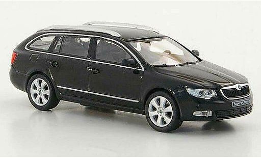 Skoda Superb 2009 1/43 Abrex Combi nero modellini auto