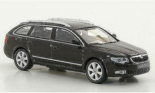 Skoda Superb 2009 1/43 Abrex II Combi marrone modellini auto
