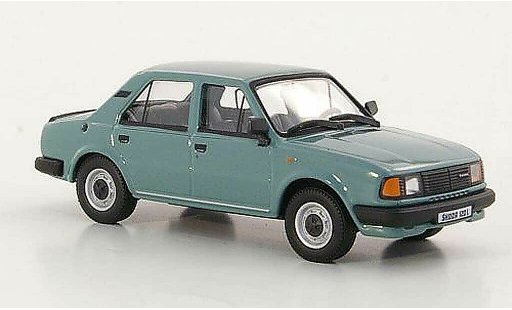 Skoda 120 Base 1/43 Abrex L grigioverde 1986 modellini auto
