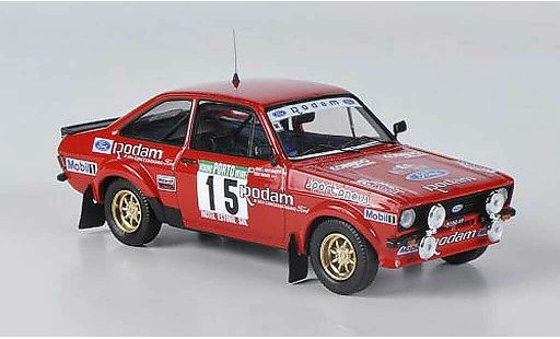 Ford Escort Rally 1/43 Mini Partes No.15 Rodam J.Miguel / J.L.Nascimento Portugal 1985 modellini auto