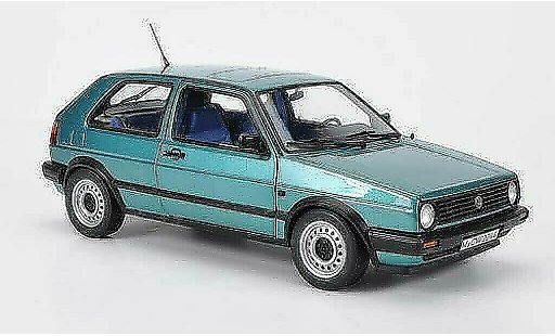 Volkswagen Golf Base 1/18 Norev Madison verde Sondermodell MCW 1990 modellini auto