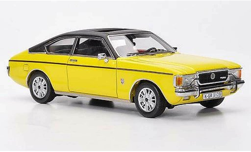Ford Granada Coupe 1/43 Neo MKI giallo/nero 1976 modellini auto