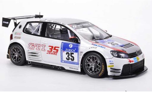 Volkswagen Golf Base 1/43 Spark 24 No.35 Terting / Thiim / Mailleux / Rast 24h ADAC Nurburgring 2011 modellini auto