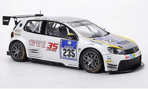 Volkswagen Golf Base 1/43 Spark 24 No.235 Herbert / Bernhardt / Blundell / Rast 24h ADAC Nurburgring 2011 modellini auto