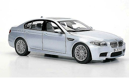 Bmw M5 berline 1/18 Paragon F10 grigio metallisee blu 2012 modellini auto