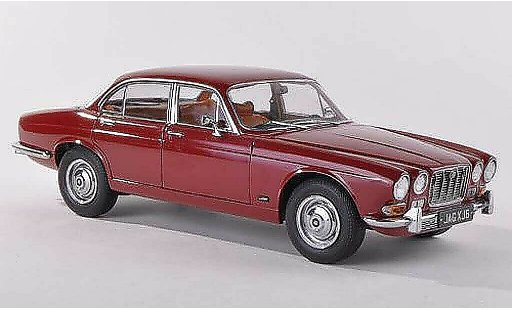 Jaguar XJ6 6 1/18 Paragon Series 1 2.8 nero-rosso LHD 1971 modellini auto