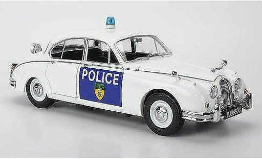 Jaguar MK 2 1/18 Model Icons Leicestershire & Rutland Constabulary Polizia (GB) RHD 1965 modellini auto