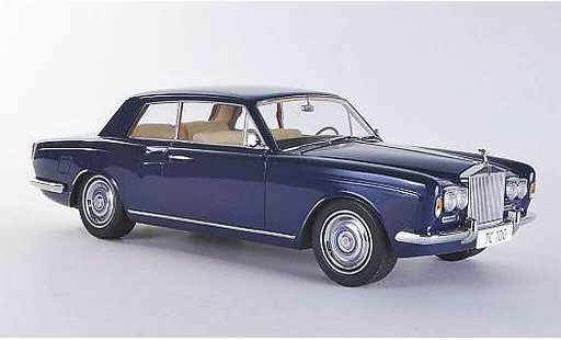 Rolls Royce Silver Shadow Mulliner Park Ward Coupe 1/18 Paragon MPW 2-Door blu LHD modellini auto